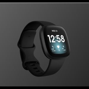 Fitbit Versa 3 Health & Fitness Smartwatch, Black